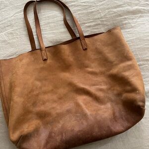 Madewell Leather Tote Bag